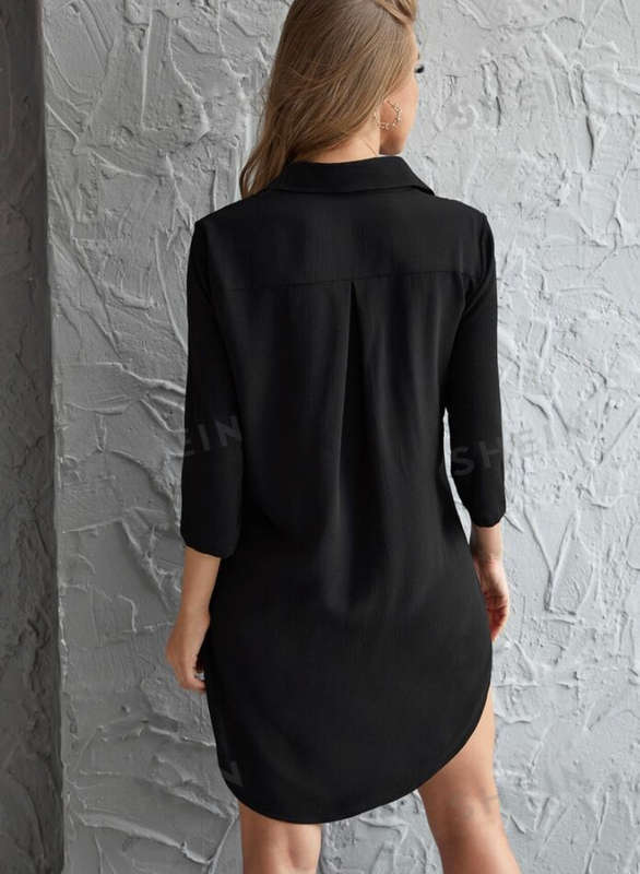 Urban Button Front Dress