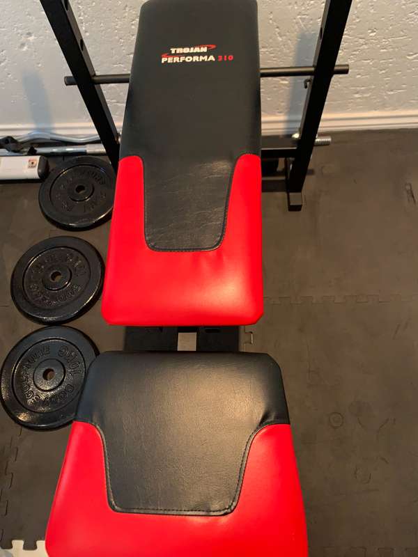Benches Reduced Trojan Performa 310 adjustable bench press in excellent condition was sold for 1 500.00 on 5 Sep at 08 28 by nevahed in Johannesburg ID 623238584