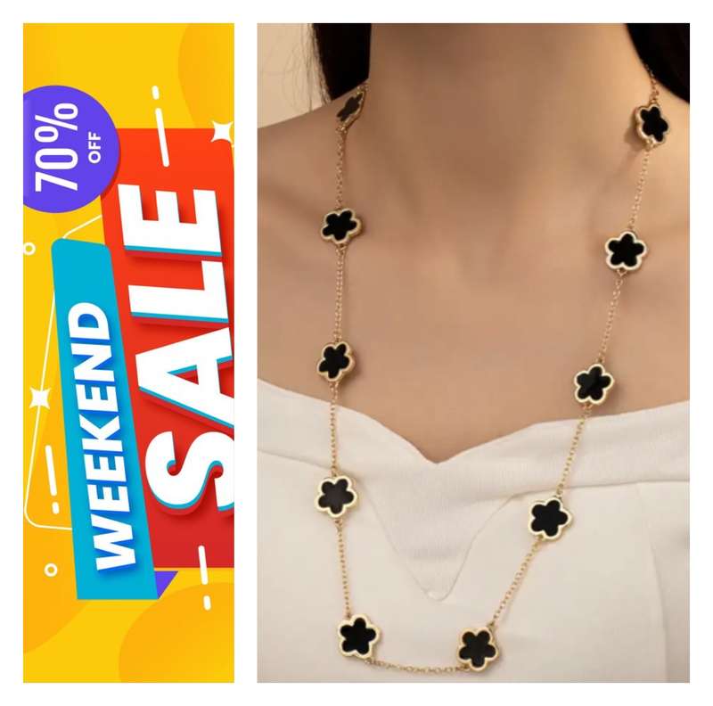 **Massive Sale : 70% off Flower design necklace**
