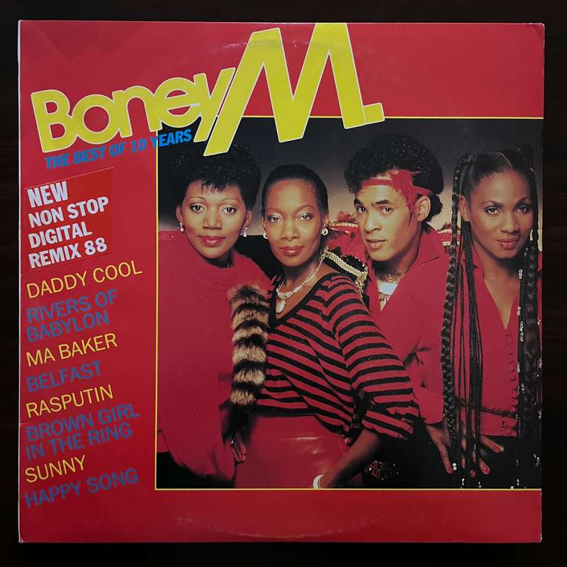 Boney M - The Best Of 10 Years Vinyl LP South African Press