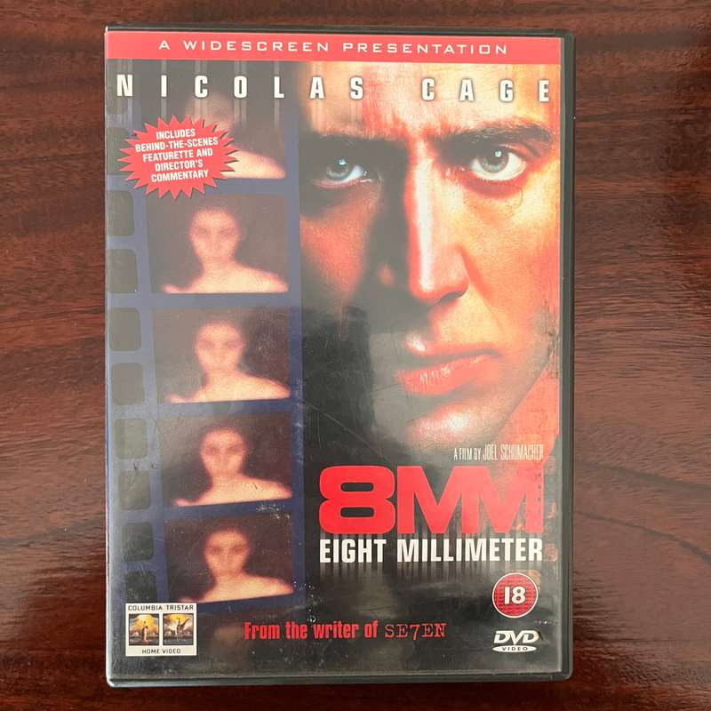 8MM DVD UK Press Import Nicolas Cage