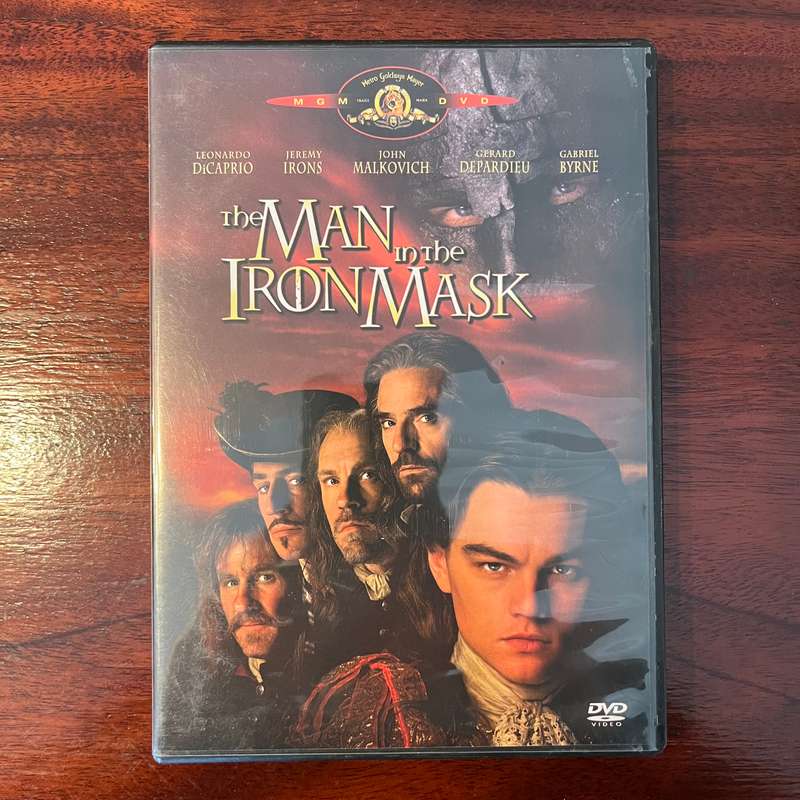 The Man In The Iron Mask DVD South African Press Leonardo DiCaprio