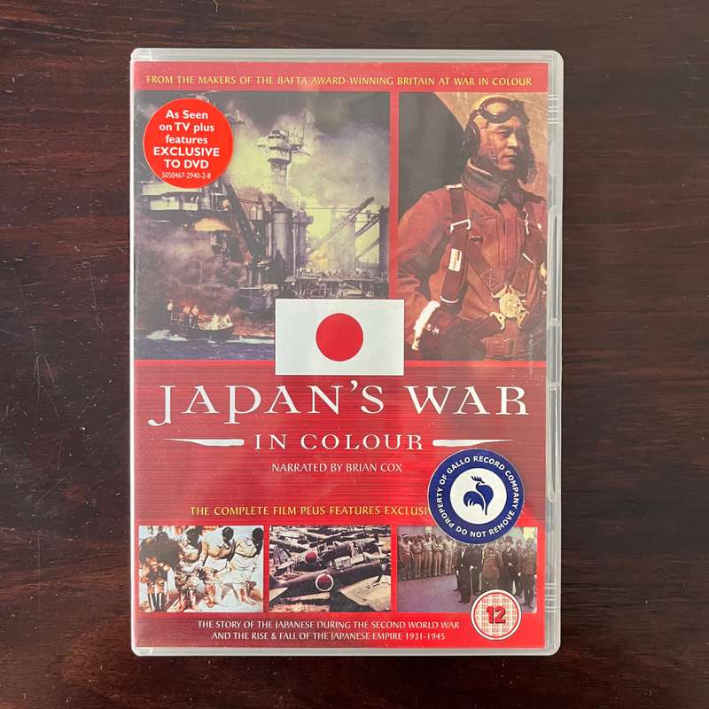 Japan's War In Colour DVD UK Press Documentary Import