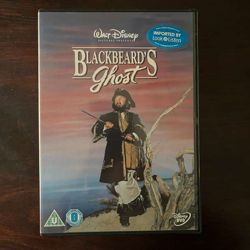 Blackbeard's Ghost DVD Disney UK Press Import
