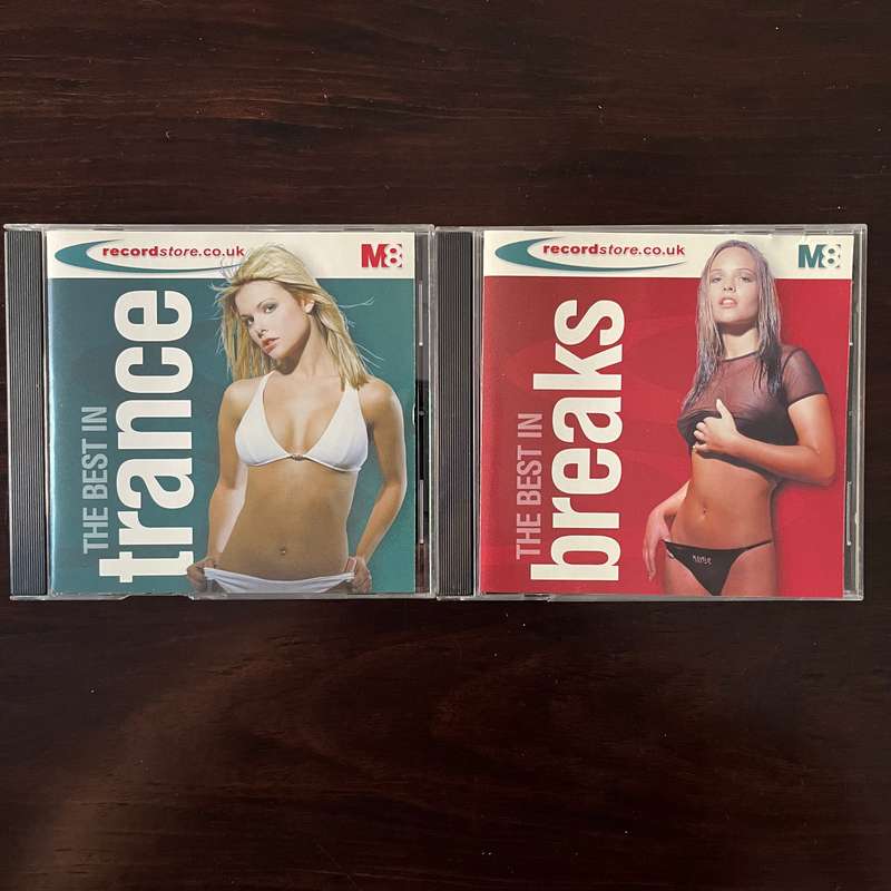 2CD Lot M8 Magazine presents The Best In Breaks / Trance Import