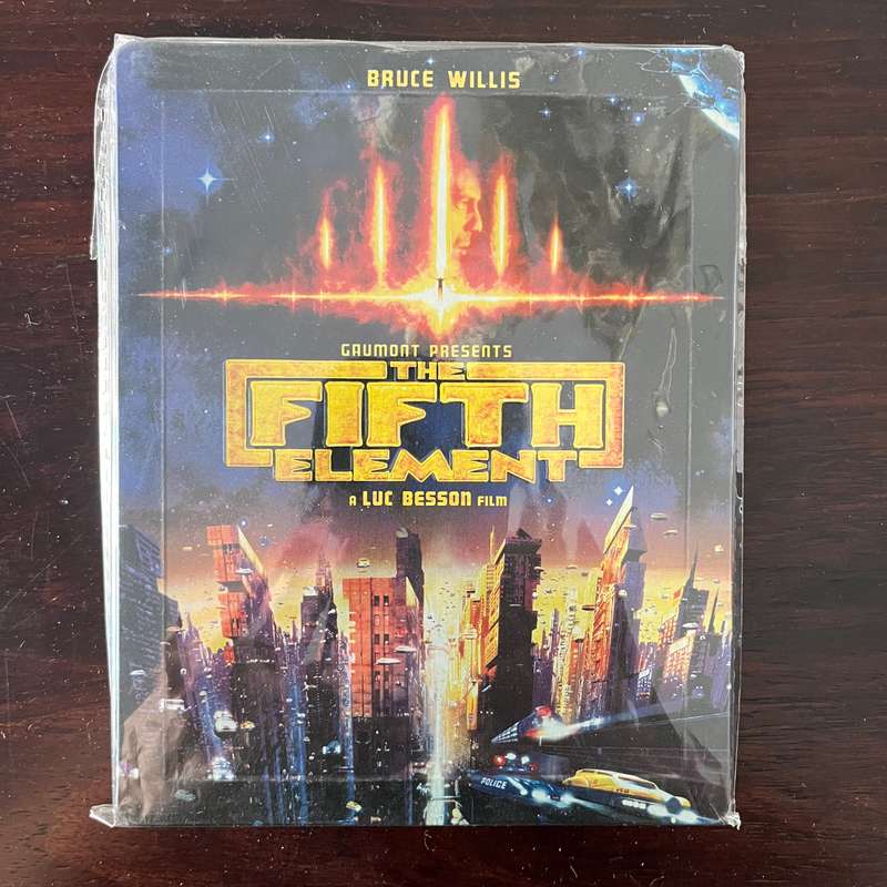 The Fifth Element Blu Ray Steelbook Rare OOP UK Press Luc Besson