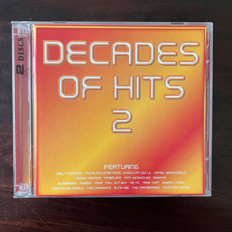 Decades Of Hits Vol 2 2CD Compilation Amy Winehouse Cardigans Cranberries
