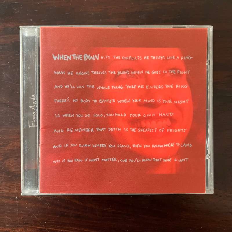 Fiona Apple - When The Pawn CD South African Press