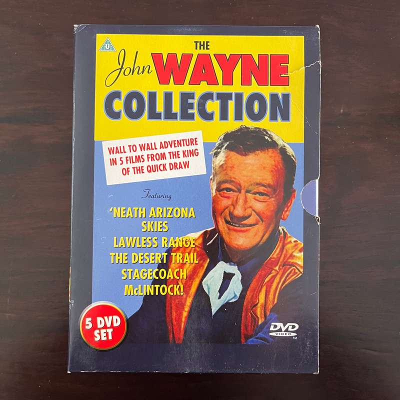 The John Wayne Collection 5DVD Boxset UK Press Mostly New and Sealed