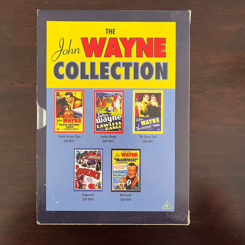 The John Wayne Collection 5DVD Boxset UK Press Mostly New and Sealed