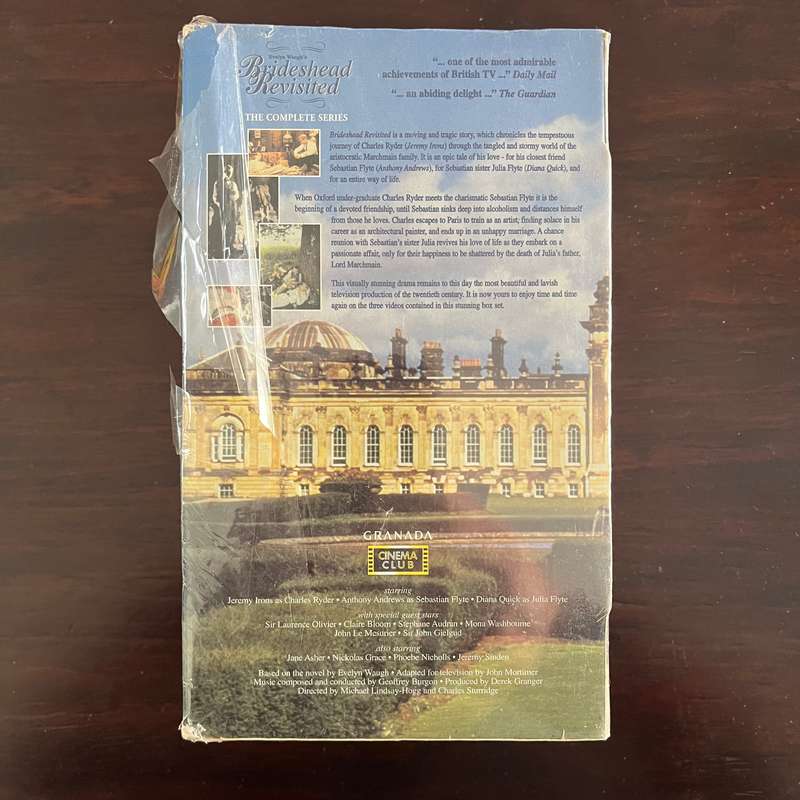 Brideshead Revisited - The Complete Series VHS UK Press New and Sealed