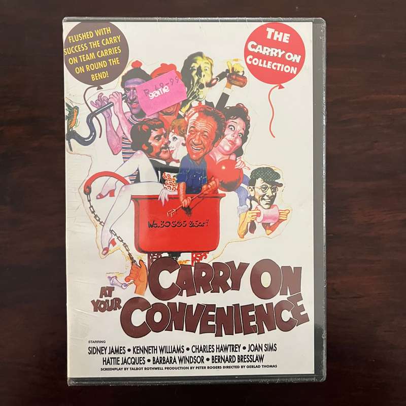 Carry On At Your Convenience DVD New and Sealed Sid James South African Press