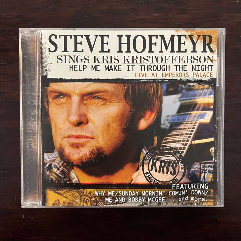 Steve Hofmeyr - Sings Kris Kristofferson CD South African
