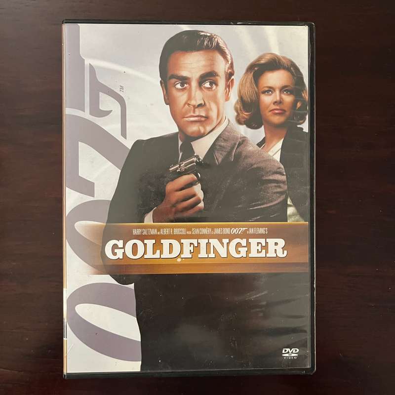 Goldfinger 007 James Bond DVD South African Press