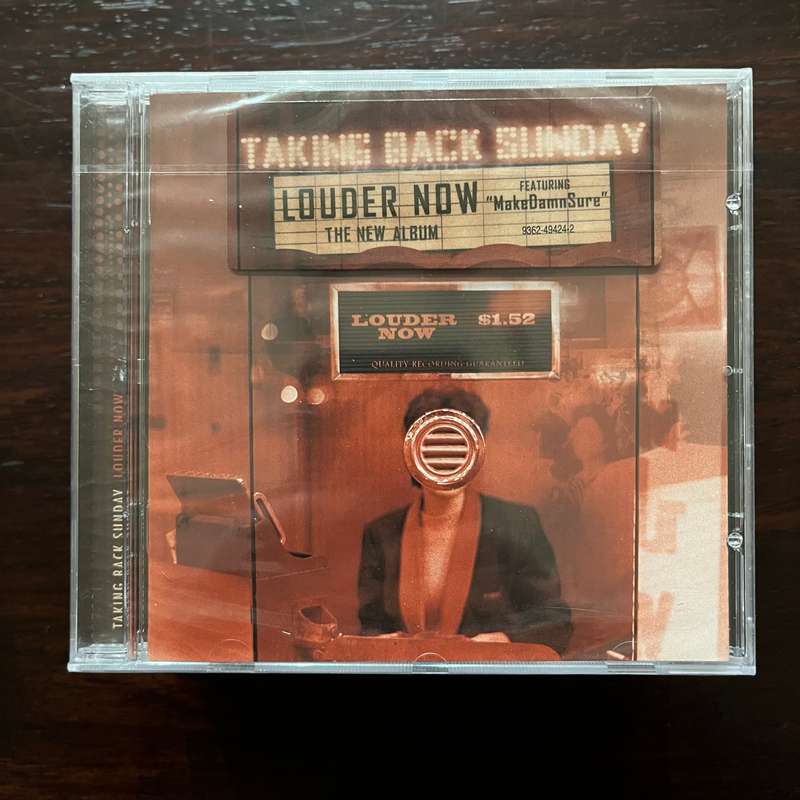 Taking Back Sunday - Louder Now CD EU Press New and Sealed