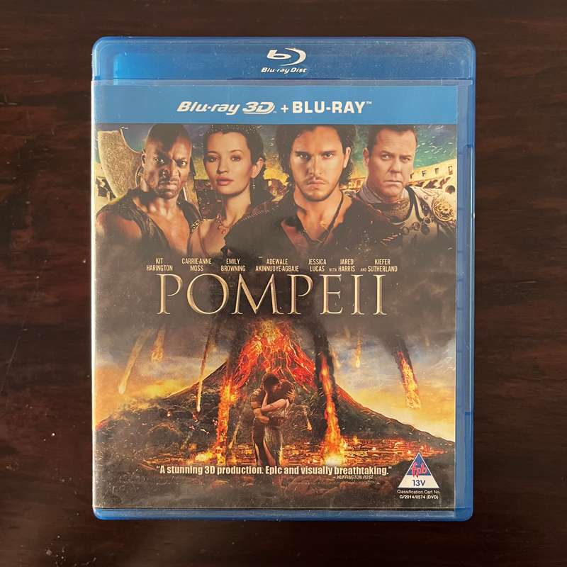 Pompeii Blu Ray South African Press