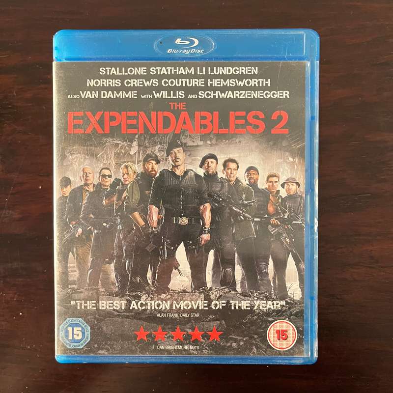 Expendables 2 Blu Ray UK Press Stallone Statham