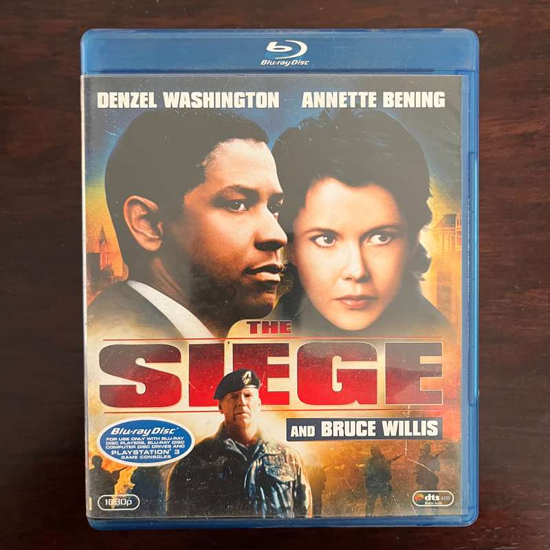 The Siege Blu Ray Import Denzel Washington Bruce Willis