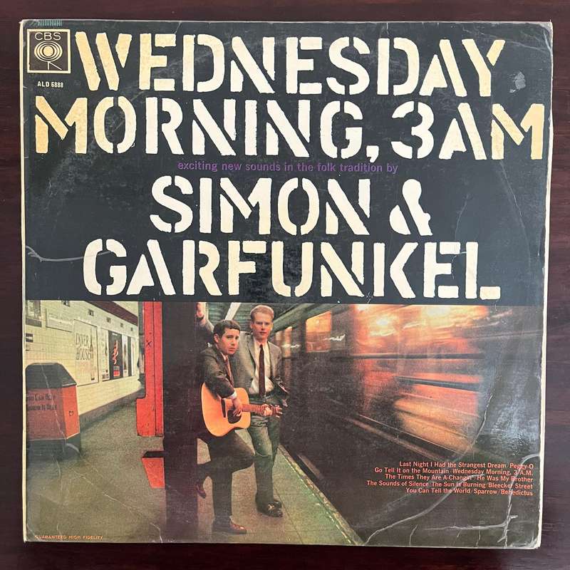 Simon and Garfunkel - Wednesday Morning, 3AM Vinyl LP South African Press