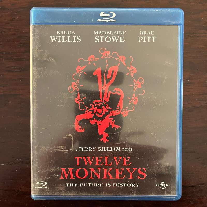 Twelve Monkeys Blu Ray South African Press Terry Gilliam Bruce Willis