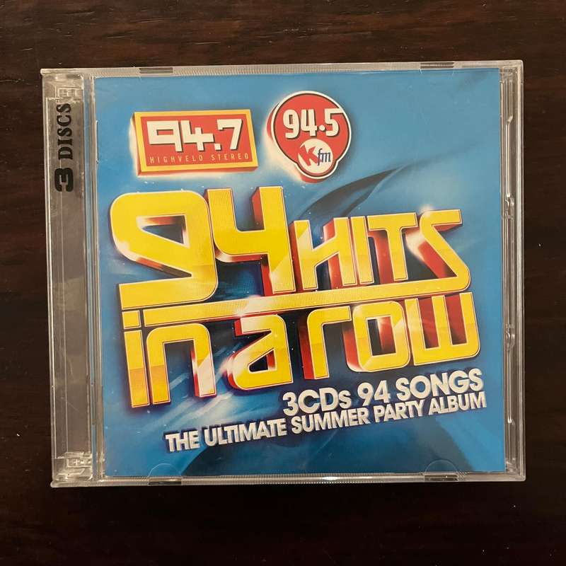 94 Hits In A Row 3CD Set South African Press