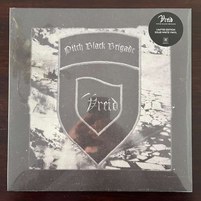 Vreid - Pitch Black Brigade Vinyl LP Ltd White Variant Black Metal New and Sealed