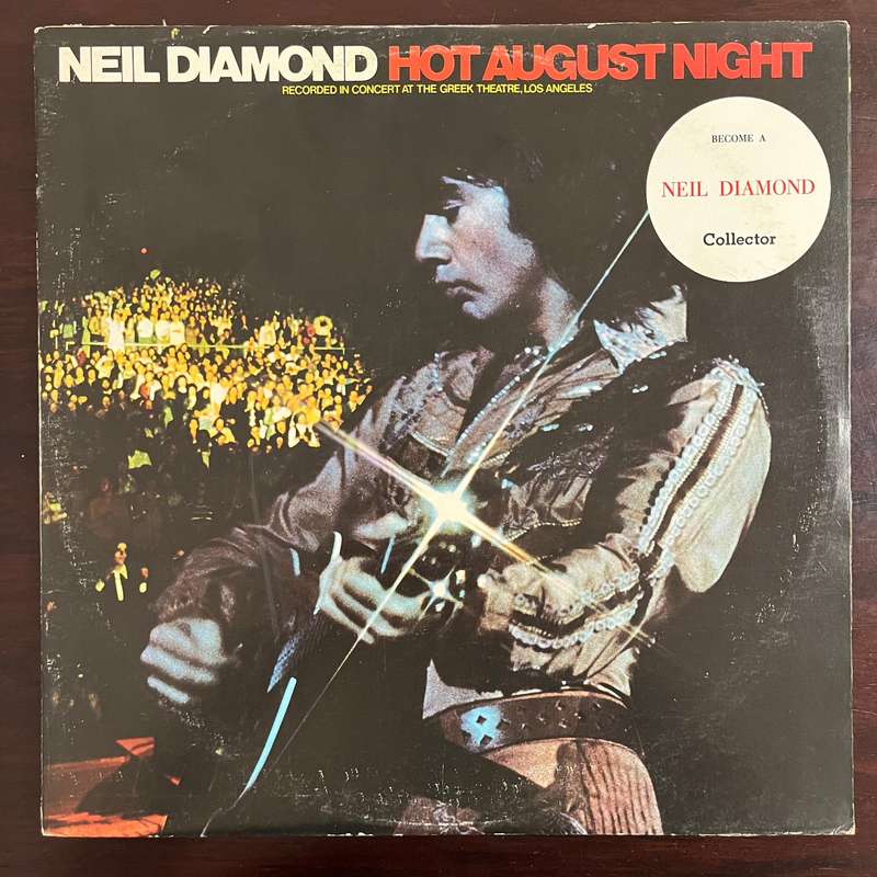 Neil Diamond - Hot August Night Vinyl 2LP South African Press