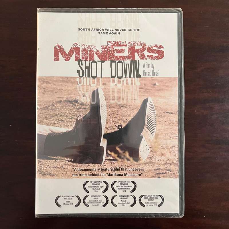Miners Shot Down DVD South African Documentary New and Sealed