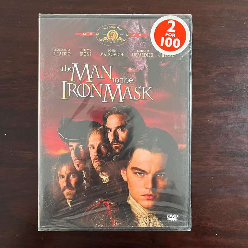 The Man In The Iron Mask DVD South African Press Leonardo DiCaprio New and Sealed