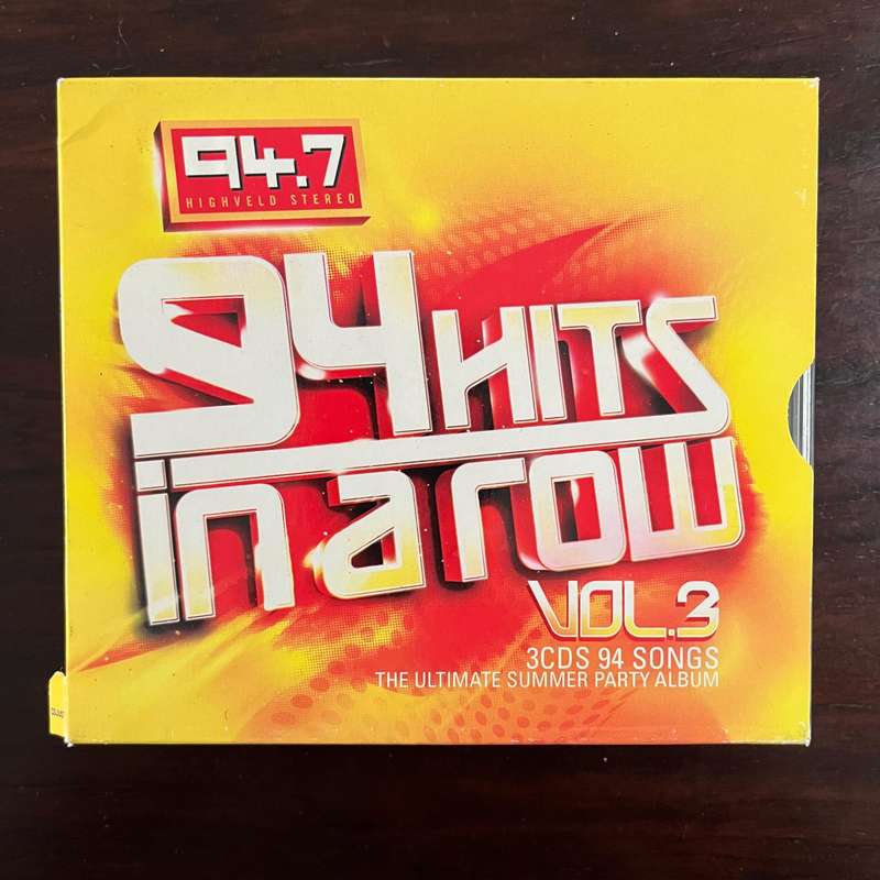 94 Hits In A Row Volume 3 3CD Set South African Press