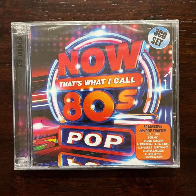 Now Thats What I Call 80s Pop 3CD New and Sealed Alphaville Bon Jovi A-Ha