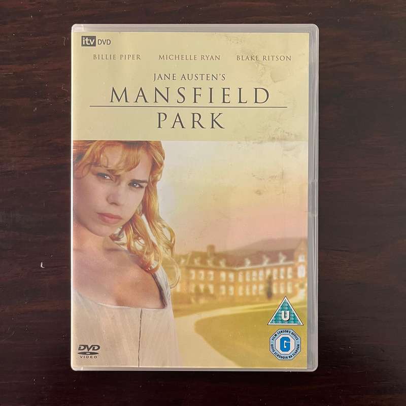 Mansfield Park itv Jane Austen DVD UK Press