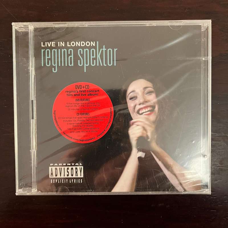 Regina Spektor - Live In London CD DVD EU Press New and Sealed