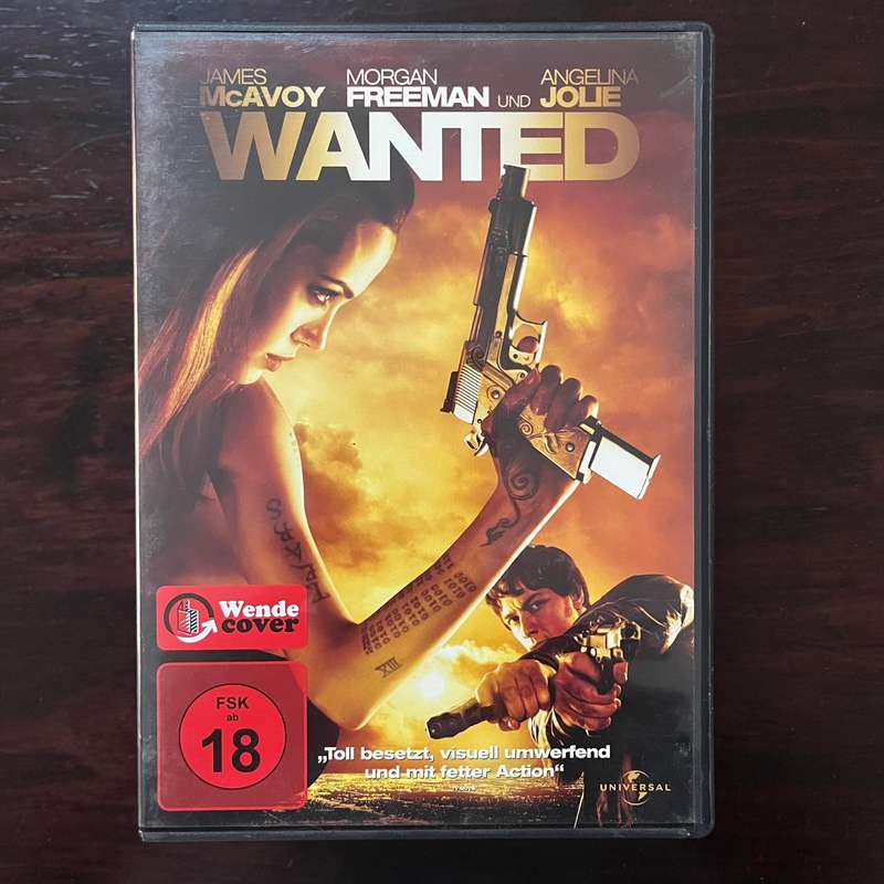Wanted DVD German Press English Language
