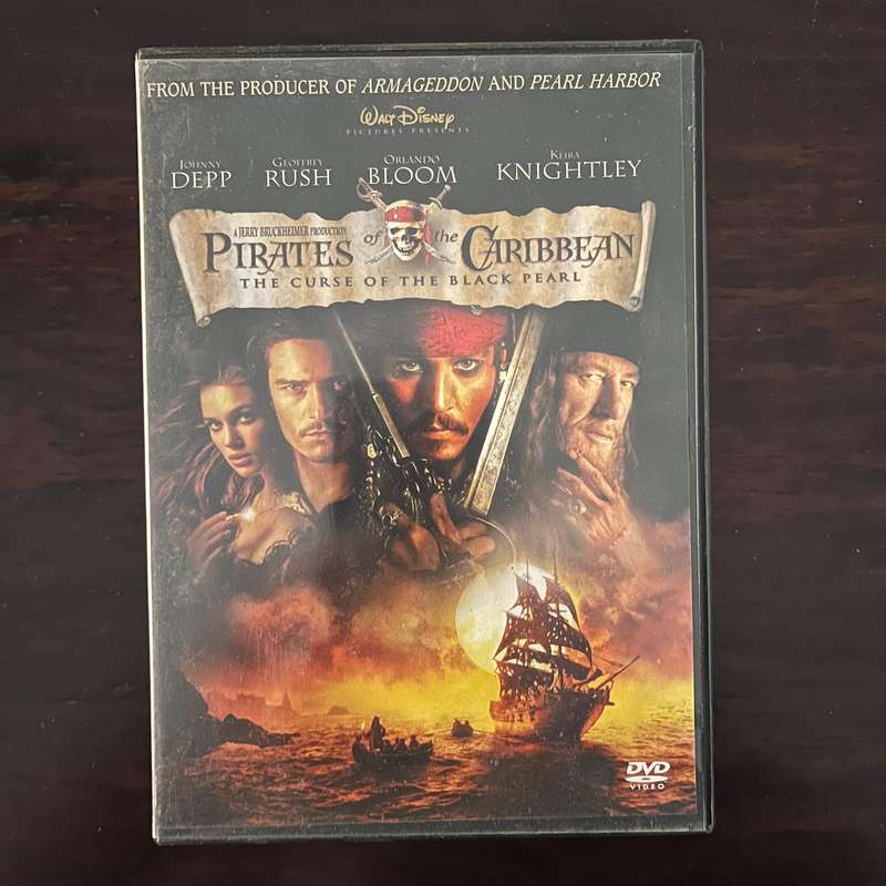 Pirates Of The Caribbean - The Curse Of The Black Pearl DVD South African Press