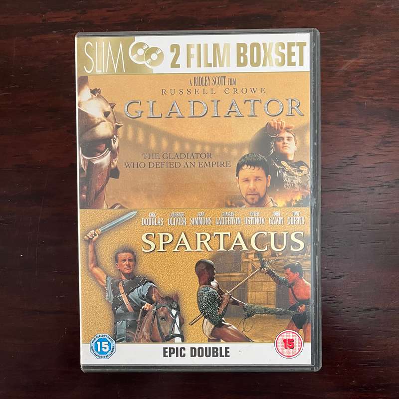 Gladiator / Spartacus 2DVD Set UK Press Import