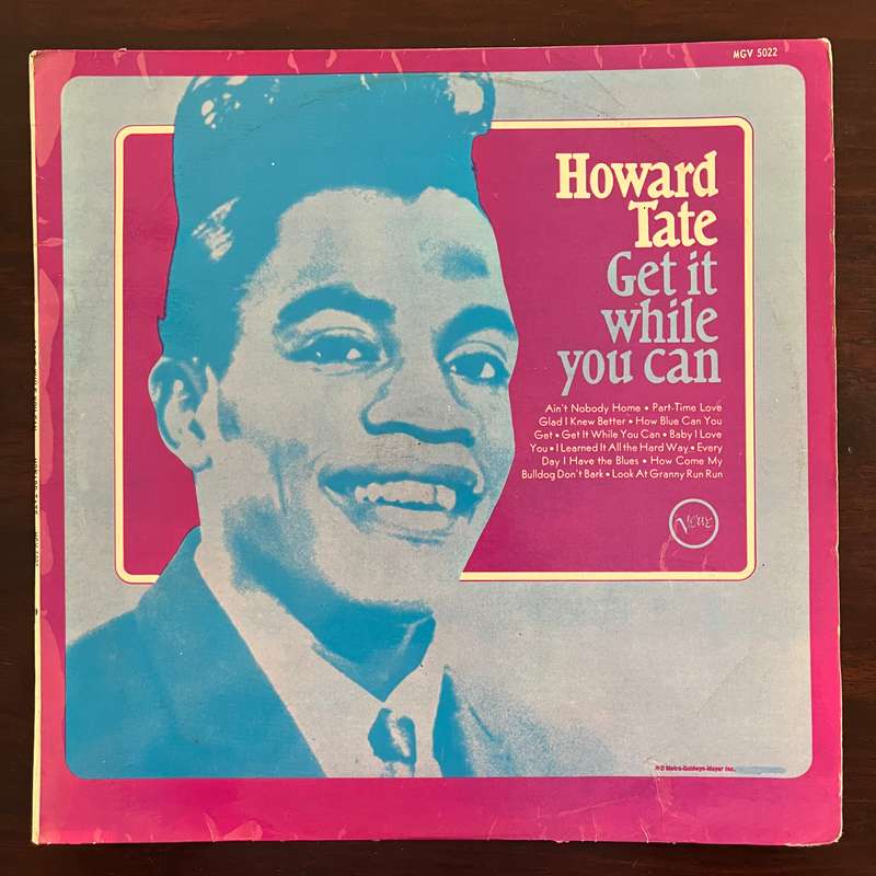 Howard Tate - Get It While You Can Vinyl LP South African Press Soul R&B