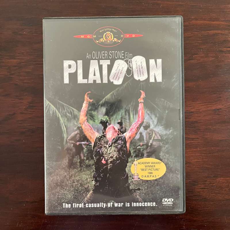 Platoon DVD South African Press Oliver Stone