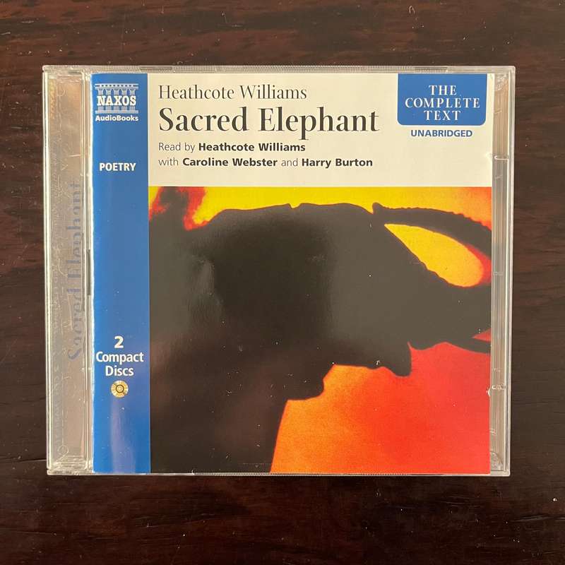 Heathcote Williams - Sacred Elephant 2CD Poetry Naxos Import