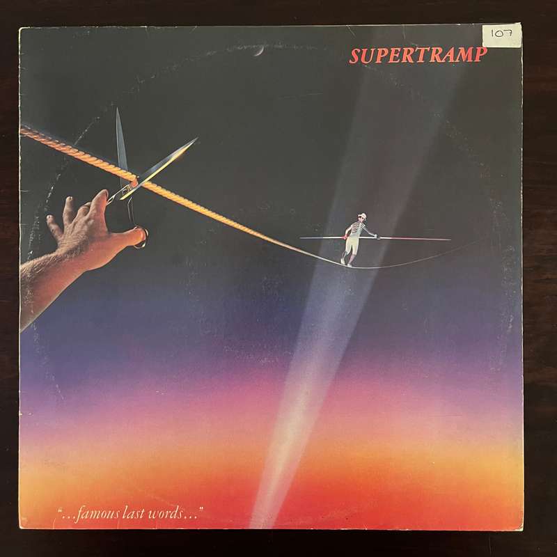 Supertramp - ...Famous Last Words... Vinyl LP South African Press