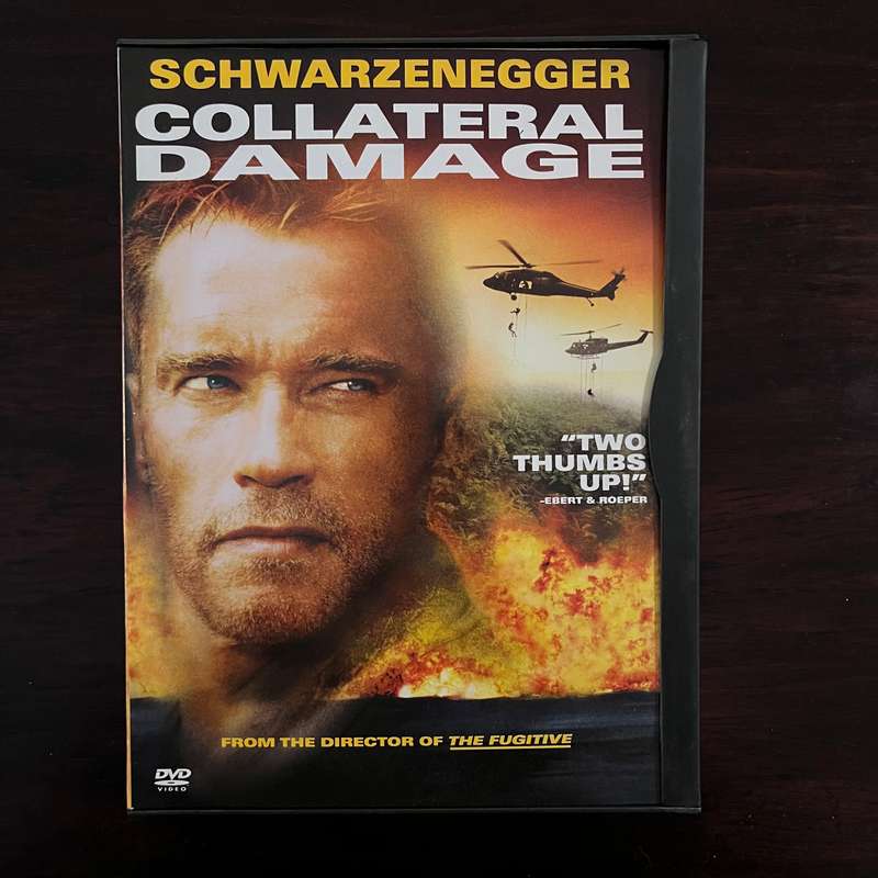 Collateral Damage DVD South African Press Arnold Schwarzenegger