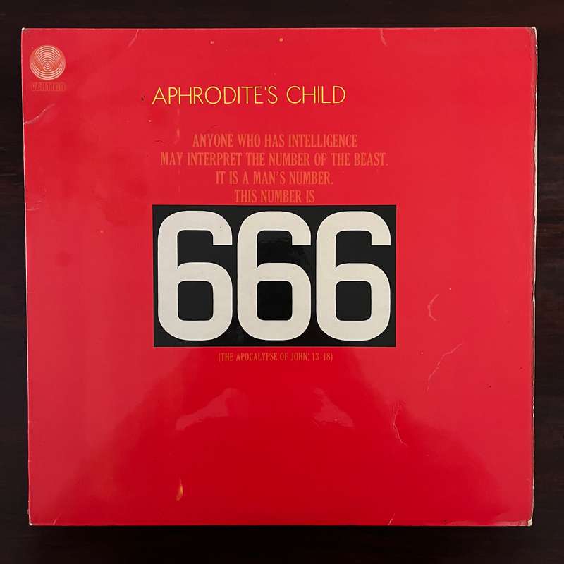 Aphrodite's Child - 666 Vinyl 2LP German Press Vertigo Prog Rock