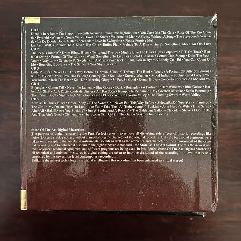 Duke Ellington - Portrait 10CD Boxset Past Perfect 24 Carat Gold Edition