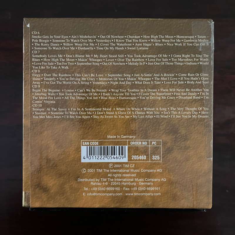 Art Tatum - Portrait 10CD Boxset 24 Carat Gold Edition