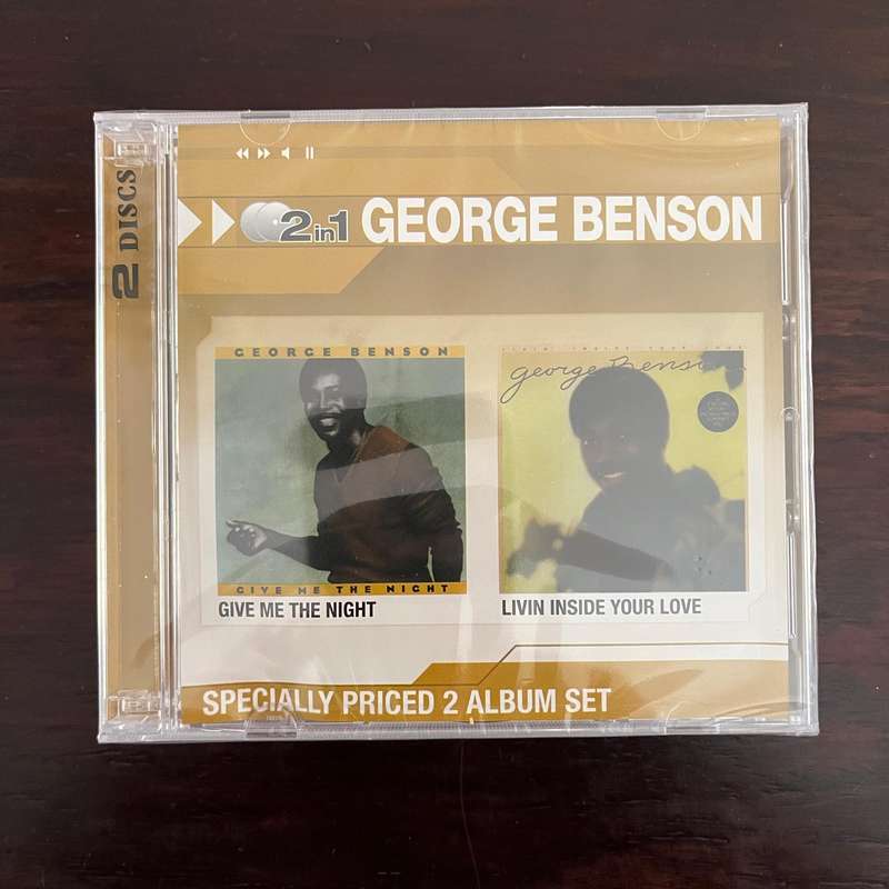 George Benson - Give Me The Night / Livin Inside 2in1 2CD Set South African Press New and Sealed