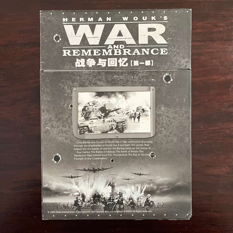 Herman Wouk's War and Rememberance 7DVD Set Chinese Press Boxset
