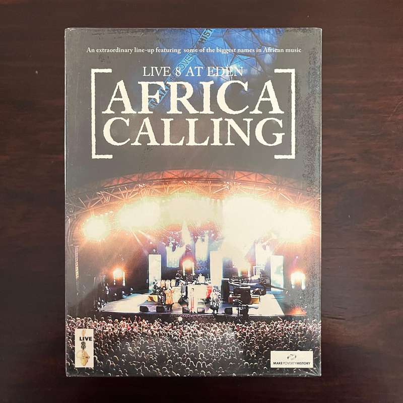 Live 8 At Eden Africa Calling 2DVD Set EU Press New and Sealed