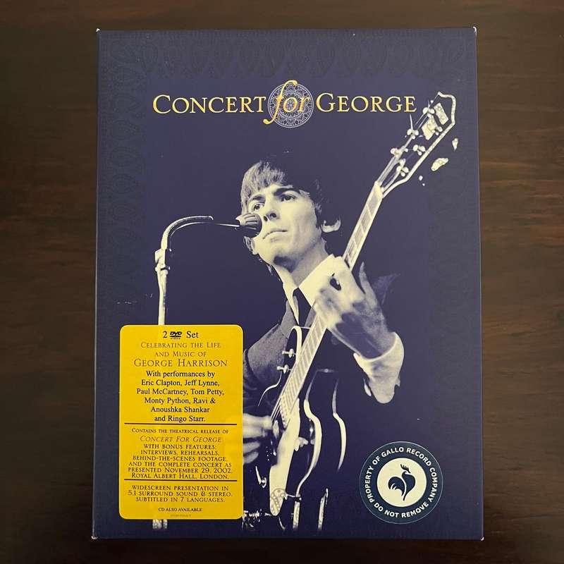 Concert For George 2DVD Set George Harrison Beatles Eric Clapton McCartney Import