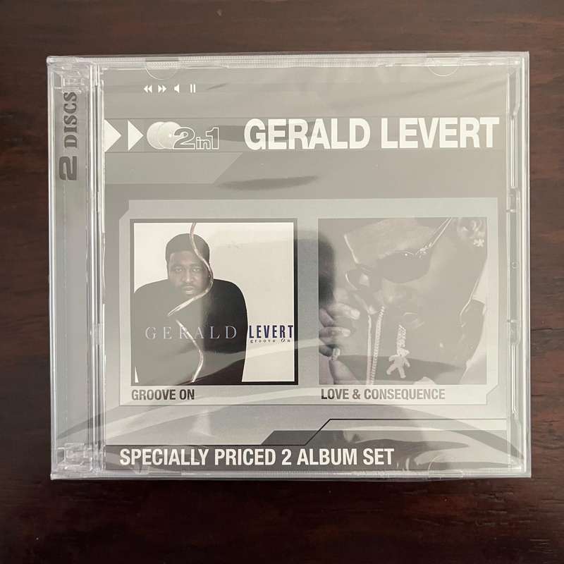 Gerald Levert - Groove On / Live & Consequence 2in1 2CD Set New and Sealed