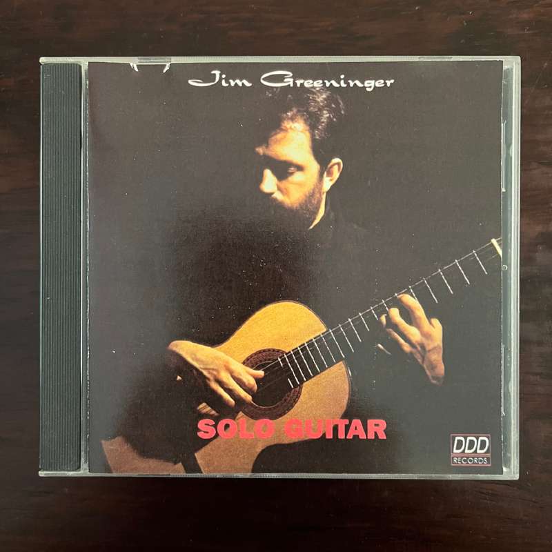 Jim Greeninger - Solo Guitar CD 1993 US Press